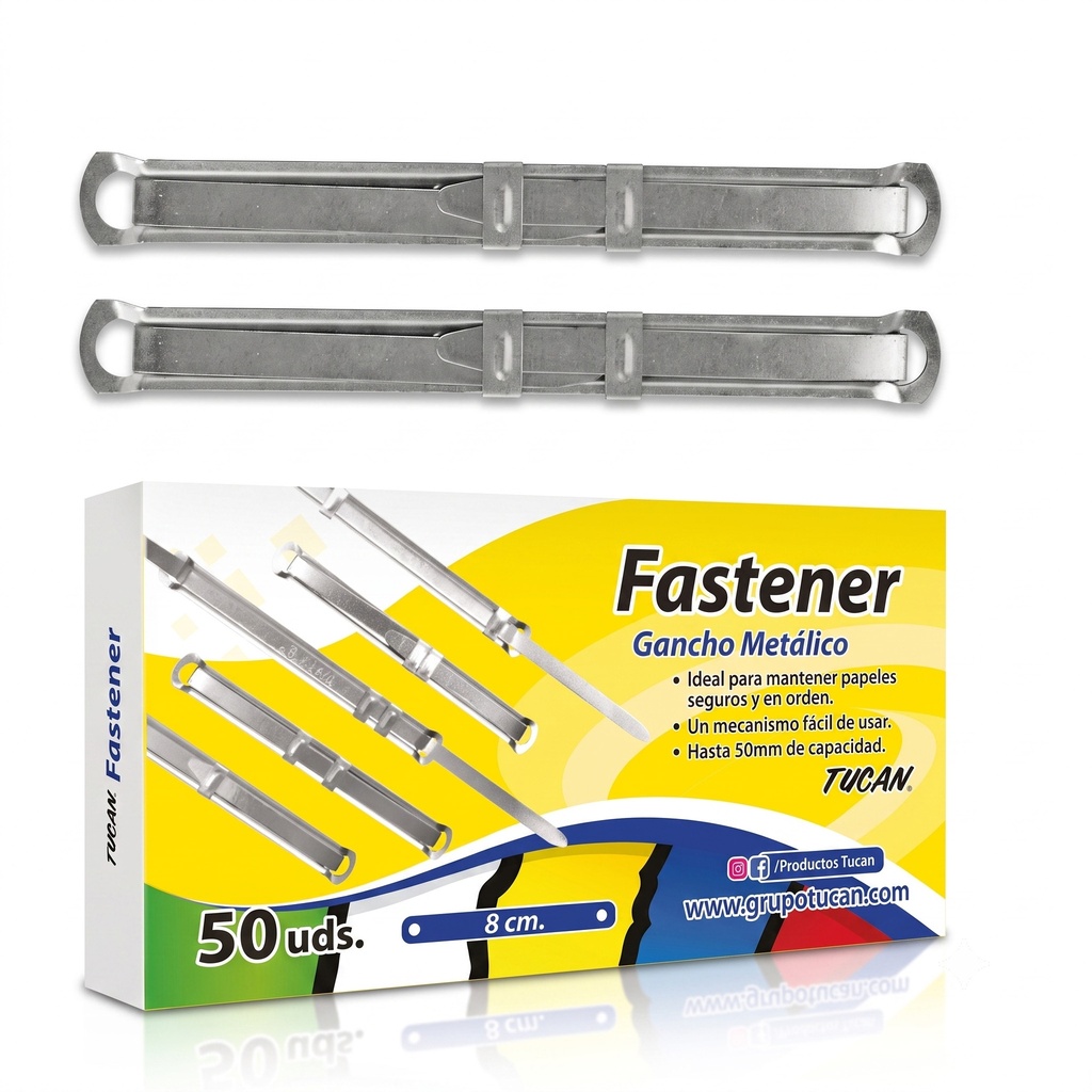 Fastener Metalico 50 Unidades