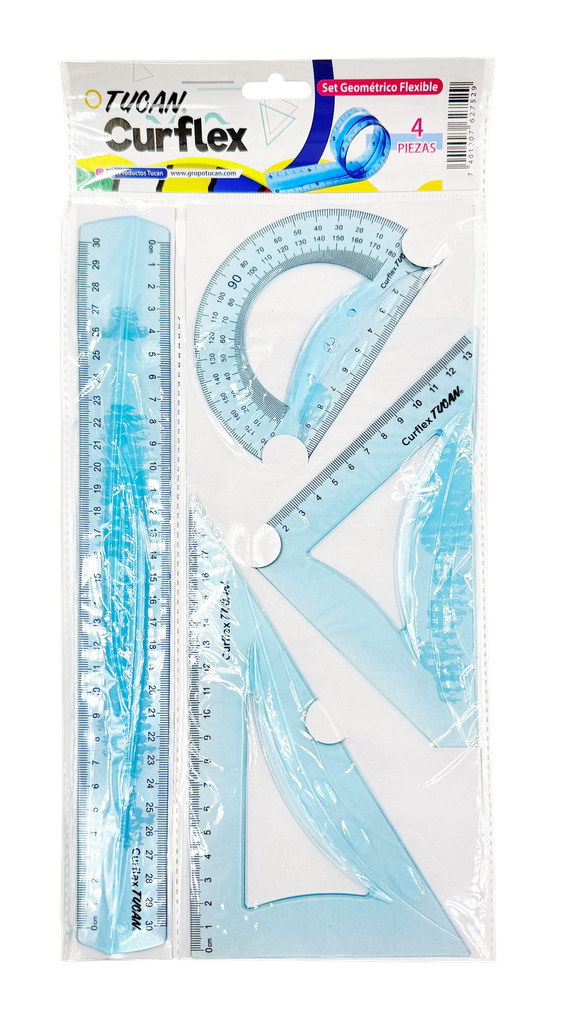 Juego Geometrico No.2 Flexible 30cm