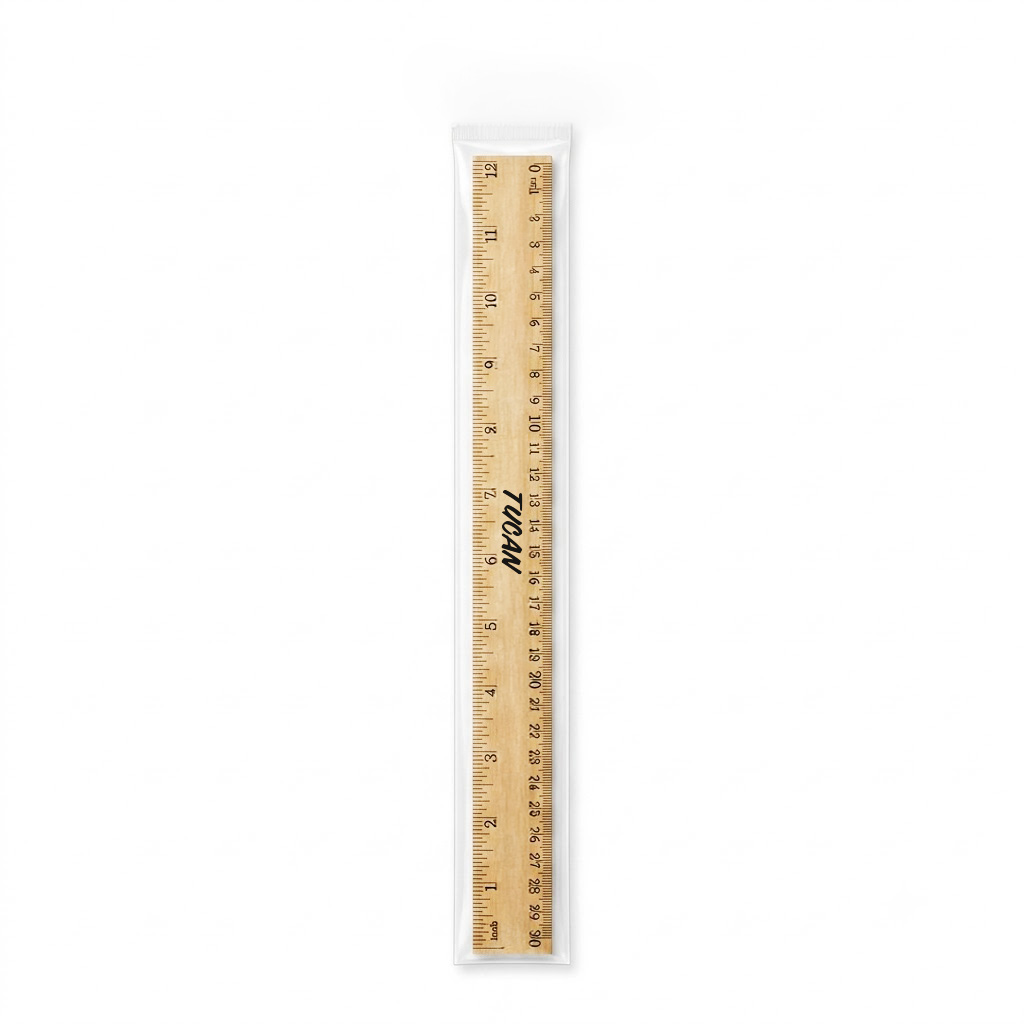 Regla De Madera 30 Cms