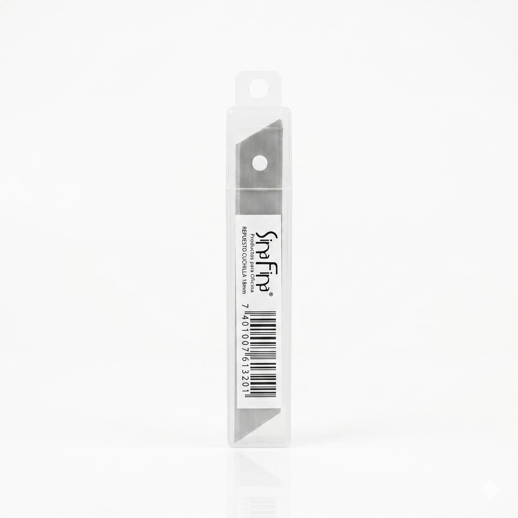 Repuesto Cuchilla 18 Mm Caja 10 Uni