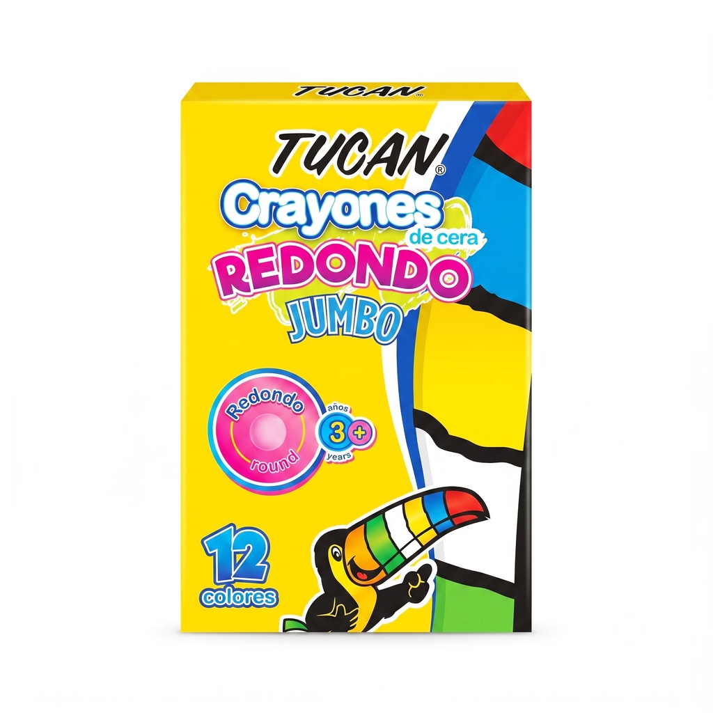 Crayon De Cera Jumbo 12 Colores