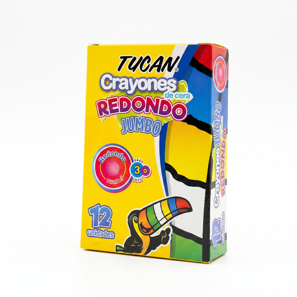 Crayon De Cera Jumbo 12 Colores
