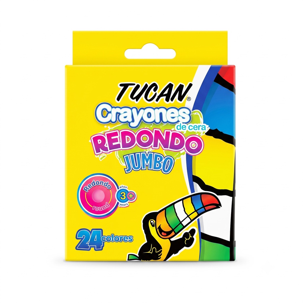 Crayon De Cera Jumbo 24 Colores