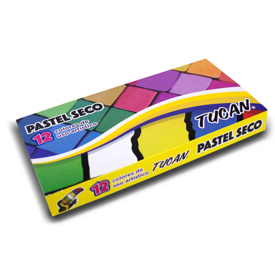 Crayon Pastel Seco 12 Colores