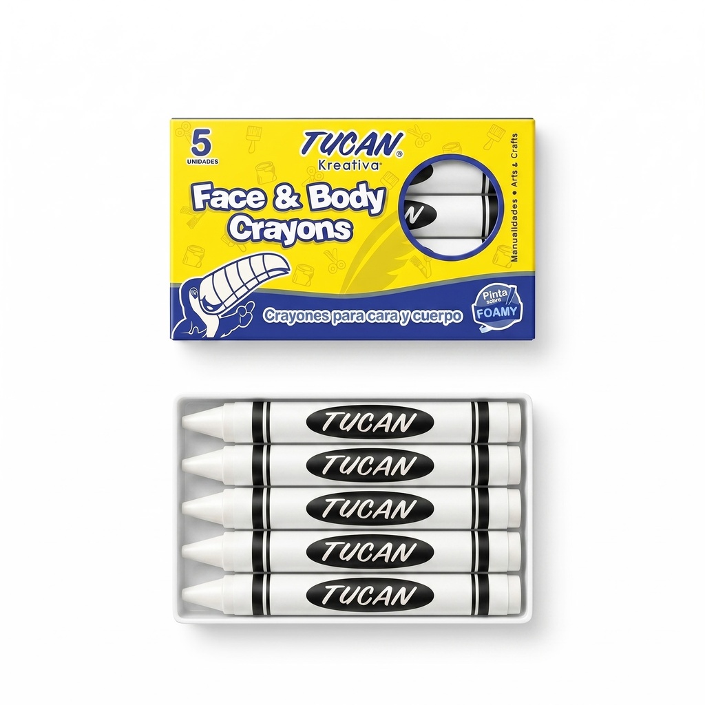 Face & Body Crayons Jumbo 5 Unidades