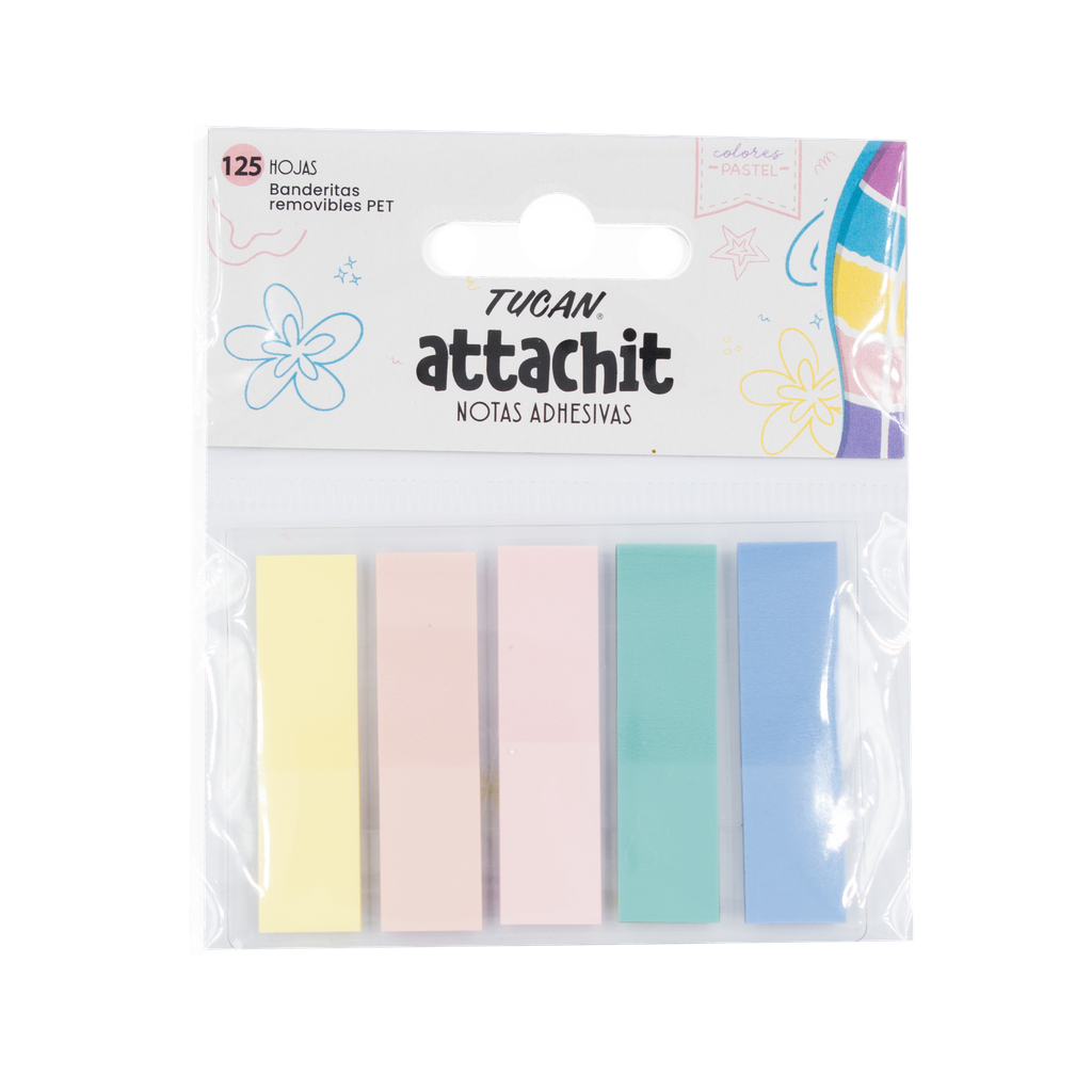 Banderita Pet Tucan Pastel 5 Col. 125H