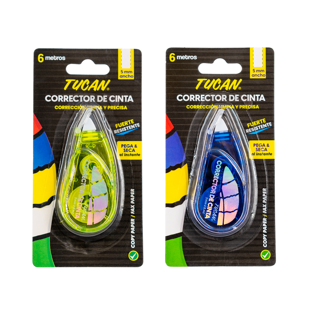 Corrector de Cinta Tucan 5mm x 6mt